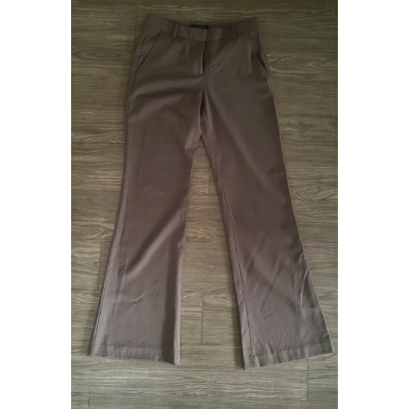 Theory Dark Gray/Brown Virginwool Trousers Size 2 - Picture 4 of 9
